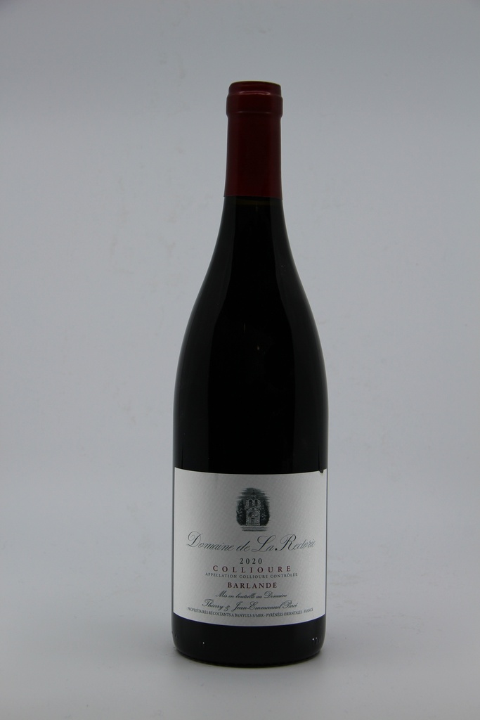 2020 Collioure rouge "Barlande" - la Rectorie