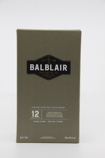 [BALBLAIR12Y] 0000 Single Malt Scotch Whisky 12Y - Balblair
