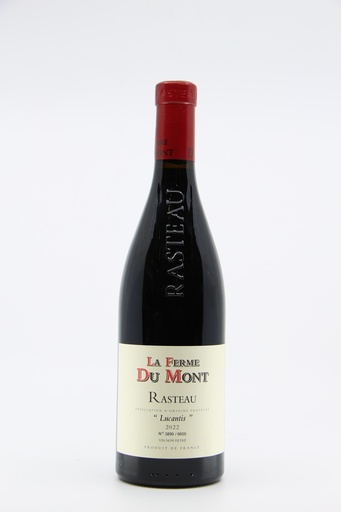 [FERMEDUMONTRLR22] 2022 Rasteau  rouge "Lucantis" - Ferme du Mont