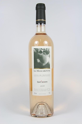 [MASCARONNER22] 2022 Côtes de Provence Rosé "Quat'saisons"- La Mascaronne