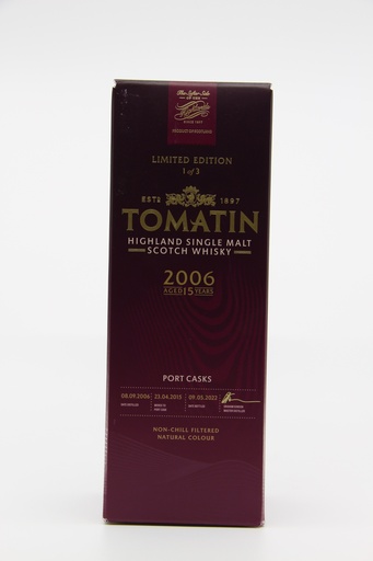 [TOMATINPTP06] 2006 Whisky Tomatin Portuguese Trio - Ecosse