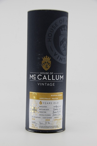 [MACCALLUMA6Y] Whisky Mac Callum "Annandale" 6y - Ecosse 