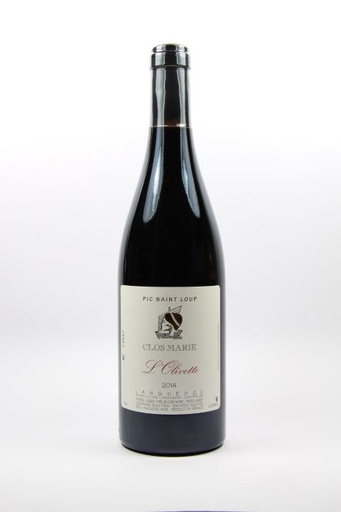 [CLOSMARIEO22] 2022 Pic Saint Loup "l'Olivette" - Clos Marie 