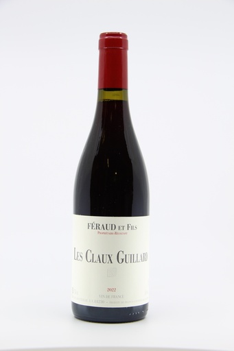 [FERAUDVDFRCG22] 2022 Vin de France 'Claux Guillard' rouge - Domaine Eddie Feraud   