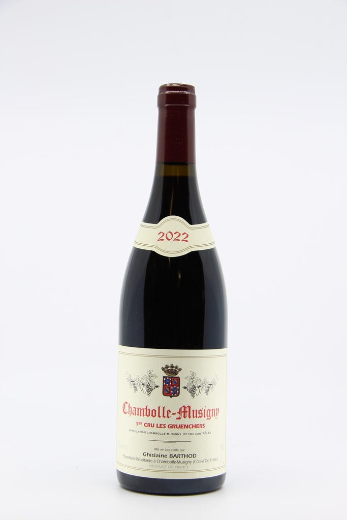 2022 Chambolle Musigny 1er Cru "les Gruenchers"  - Domaine G. Barthod    
